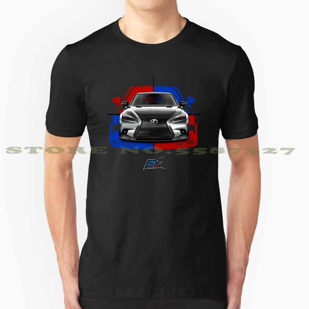 

Lexus Is-F серая модная Винтажная футболка, футболки, Современная Модифицированная Автомобильная футболка с широким кузовом, мультяшный автомо...