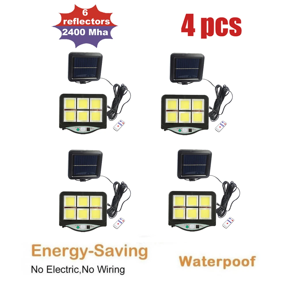 

seperable Solar Light Motion Sensor Security Wireless Outdoor Flood Lights IP65 Waterproof solar Lamp 3 Mode for Home Garden ind