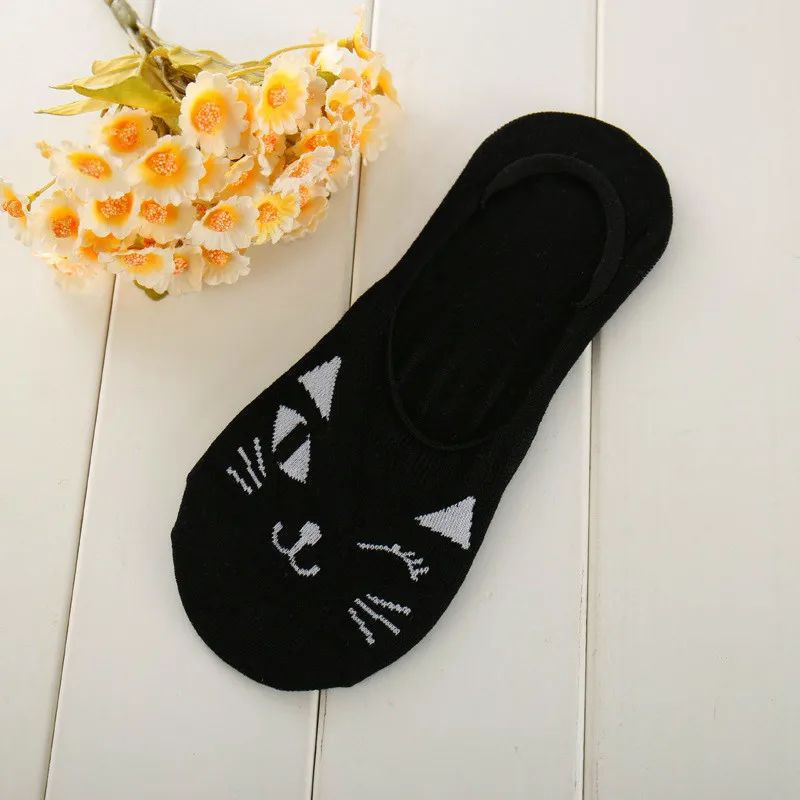 5 пар носков с милыми животными женские летние дышащие корейские носки-невидимки