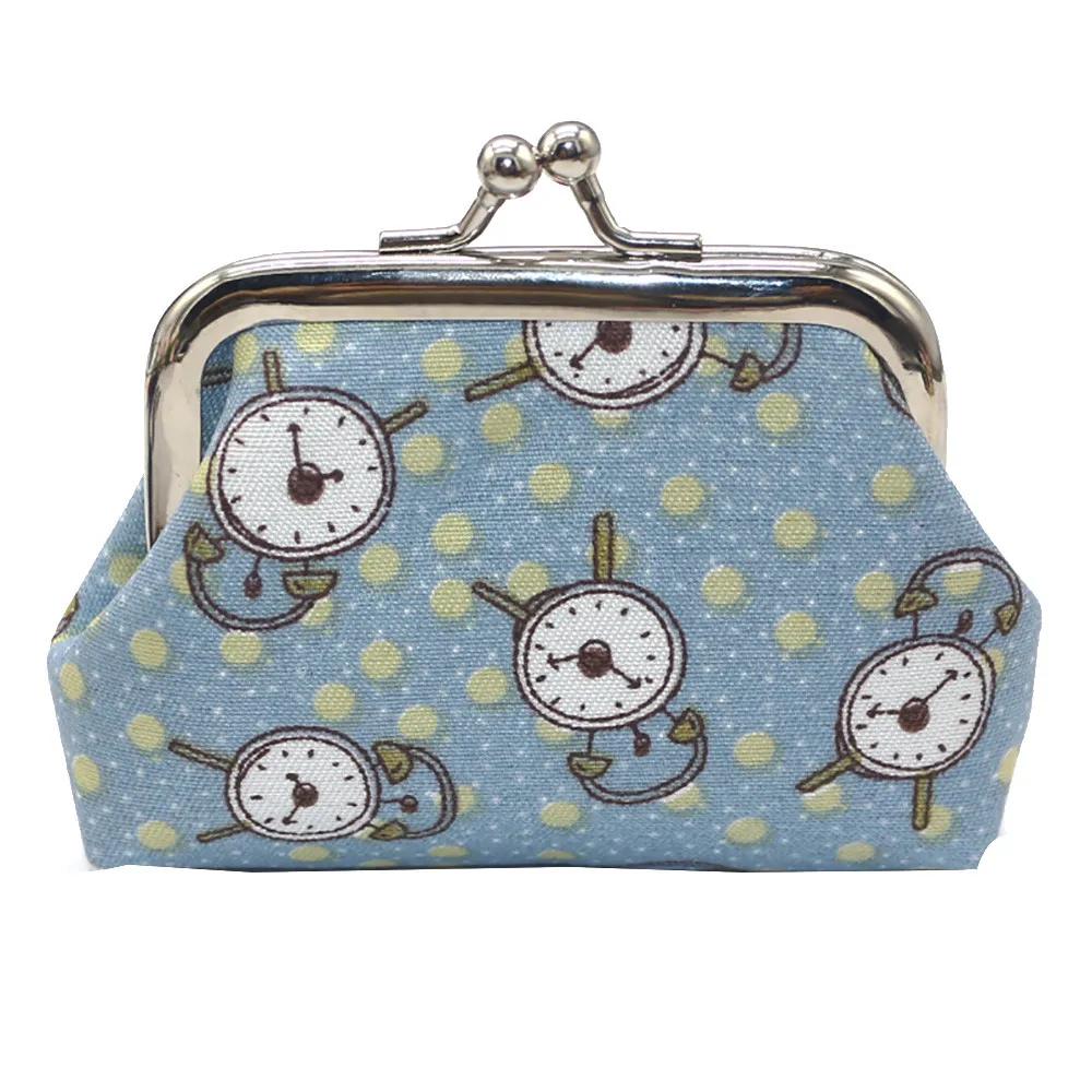 Ретро винтажный женский кошелек в горошек для монет сумка денег держатель карт