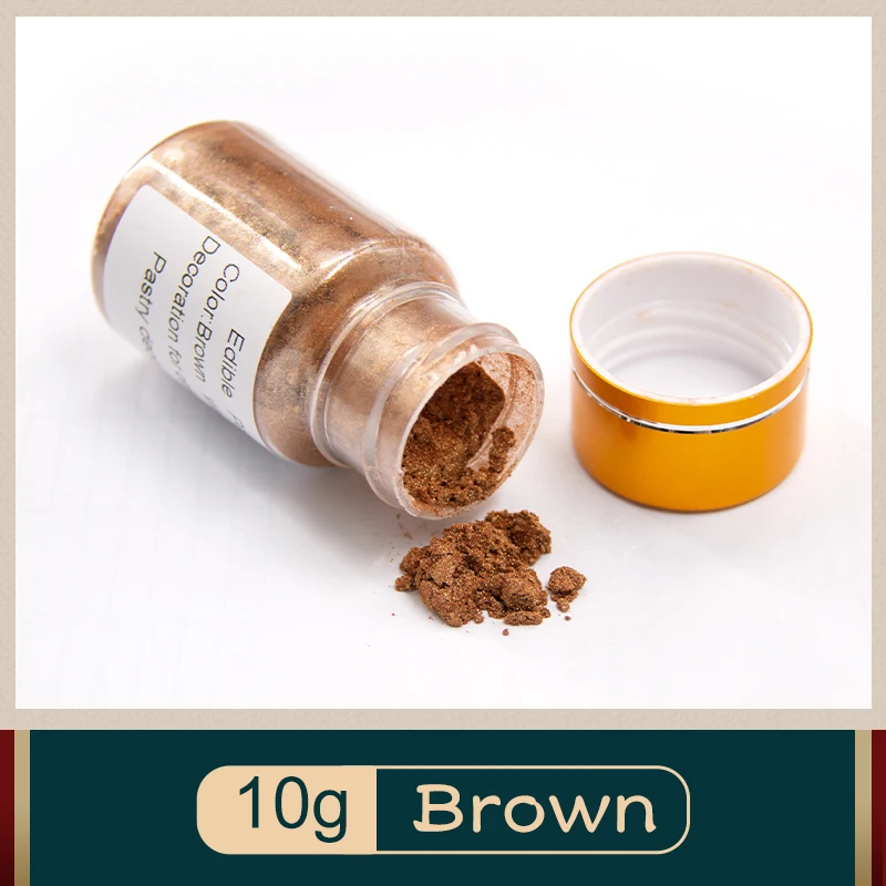 

Edible Food Coloring Brown Food Powder 10g in Baking&Pastry Cake Decorations Chocolate Colorant Comestible