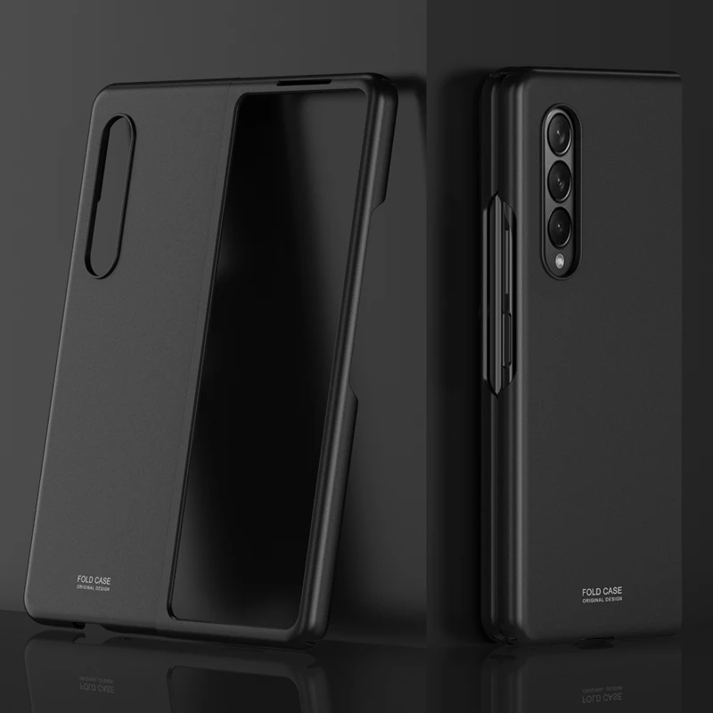 

case for samsung galaxy z fold3 fold2 5g bumper cover on samsun galaxi fold 3 2 7.6 protective phone coque back bag folding 360