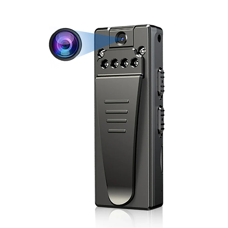 

1080P Mini Camera Back Clip Remote Recording Cam Voice Video Recording For Policeman Room Surveillance Body Camera For Meeting