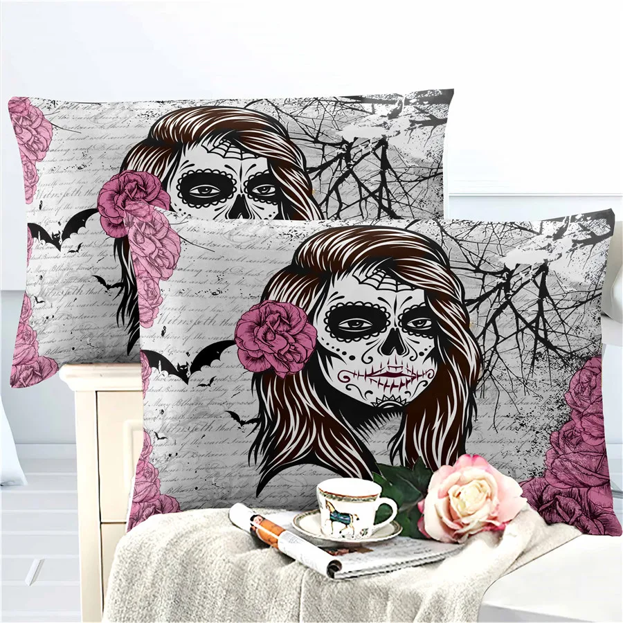 3d-комплект постельного белья HELENGILI пододеяльник с принтом черепа реалистичное