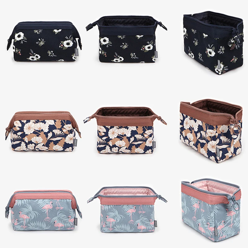 

Women Travel Animal Flamingo Make Up Bags Girl Cosmetic Bag Makeup Beauty Wash Organizer Toiletry Pouch Storage Kit Bath Cases