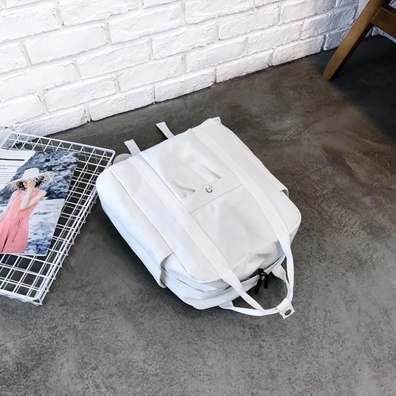 Рюкзаки сумка на плечо школьная модная мягкая ручка однотонная повседневная