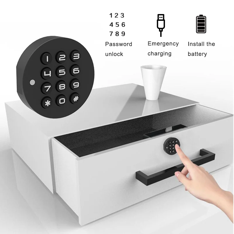 Ящик для хранения с цифрами Cardoria замок почтового ящика шкафа пластика Cerradura