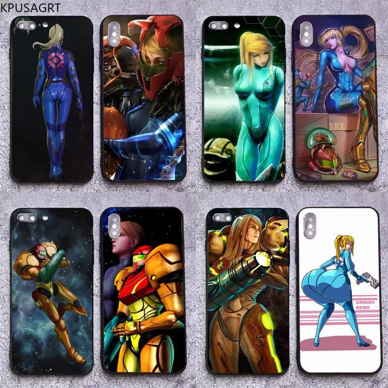 Мягкий чехол KPUSAGRT Samus Aran для iphone 12 pro max 11 XS MAX 8 7 6 6S Plus X 5S SE 2020 XR | Мобильные телефоны и