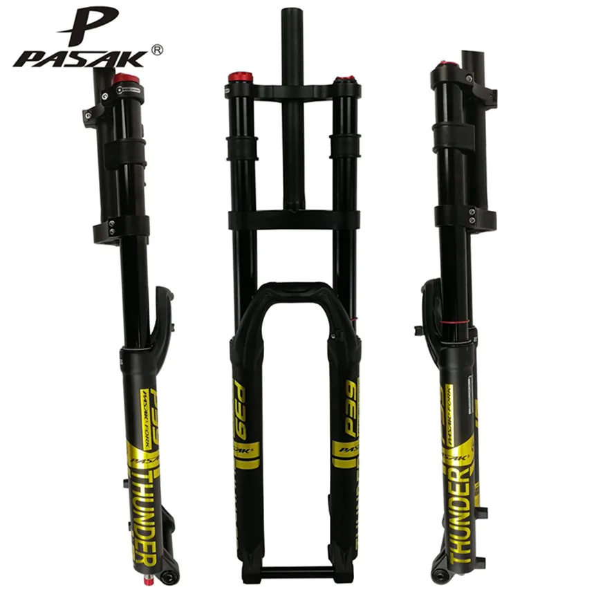PASAK MTB велосипедная передняя вилка с двойным плечевым ремнем демпфирующая