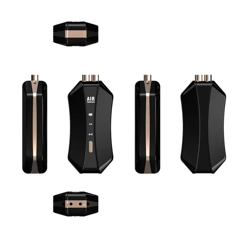 

2021 Hanging Neck Air Purifier Fashion Personal Wearable Portable Necklace Air Purifier Negative Ion Generator Car Air Purifiers