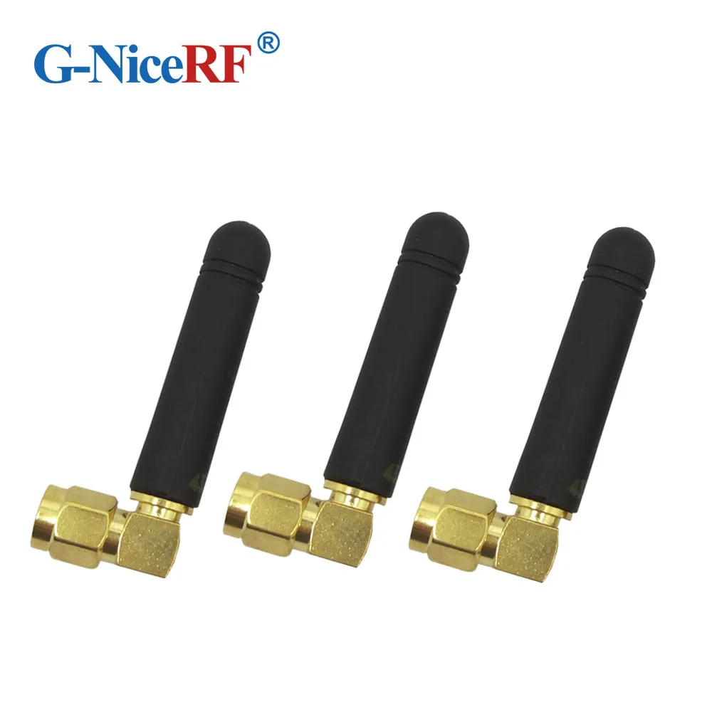 10pcs/lot Elbow Rod antenna SW433-WT36 433MHz Anternna with male SMA connecter free shipping | Мобильные телефоны и