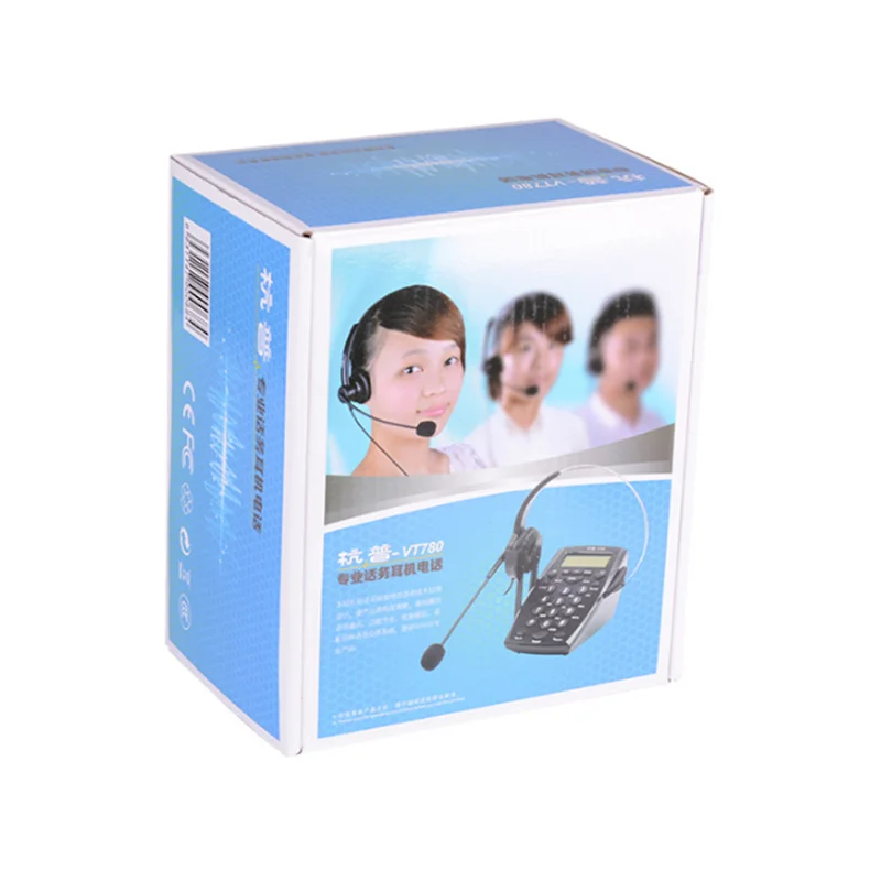 

Call Center Corded Headset Operator Dedicated Telephone Landline Caller ID Auto Answer Answer The Office Phone Headset Telephone