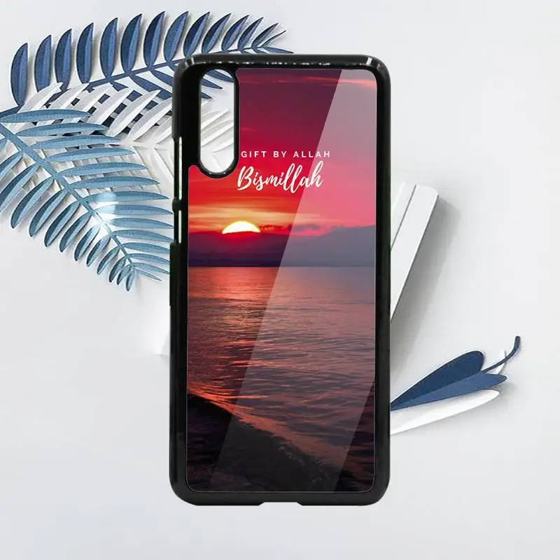 

Islamic Muslim Bismillah Phone Case PC For Samsung galaxy S note 8 9 20 10 e lite2019 plus pro ultra