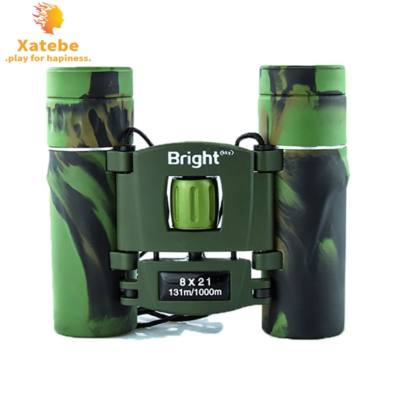 

New 8x21 Portable Mini Telescope Foldable Binocular Easy Carry For Outdoor Camping Travel See Far Camouflage Zoom Telescope