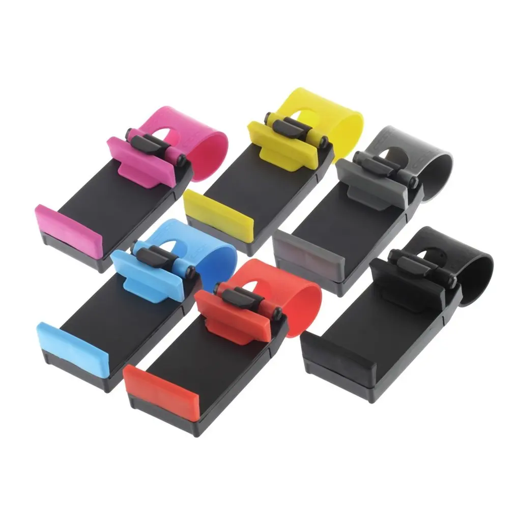 

Car Steering Wheel Clip Phone Camera Holder For iPhone Universal ABS Bracket Mobile Phone Stand Mount Accessories