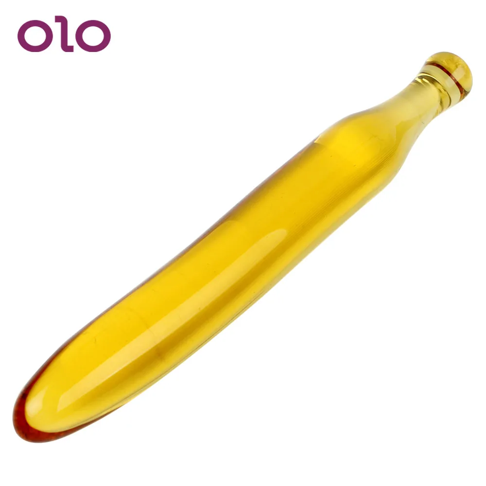 Оло G-spot овощные секс-игрушки огромный большой фаллоимитатор Кристалл поддельный