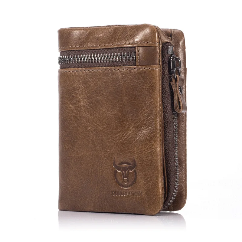 

Captain Niu men's leather wallet, multi-function folding and multi position manual leather wallet, driver's license Wallet