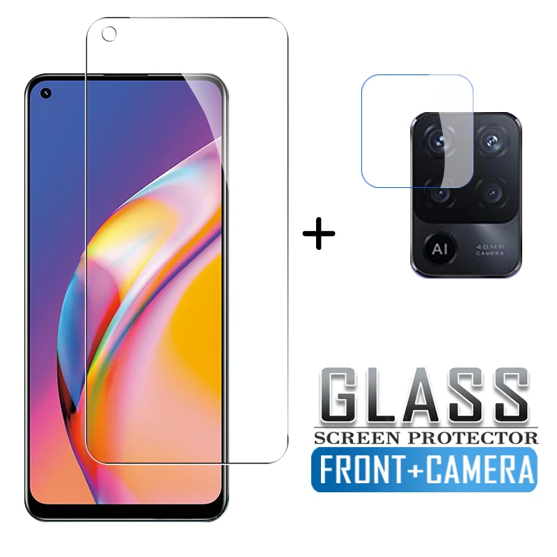 

2 в 1 Защитное стекло для Oppo Reno5 Lite чехол для объектива камеры Защитная пленка для oppo Reno5 lite reno5lie закаленное стекло