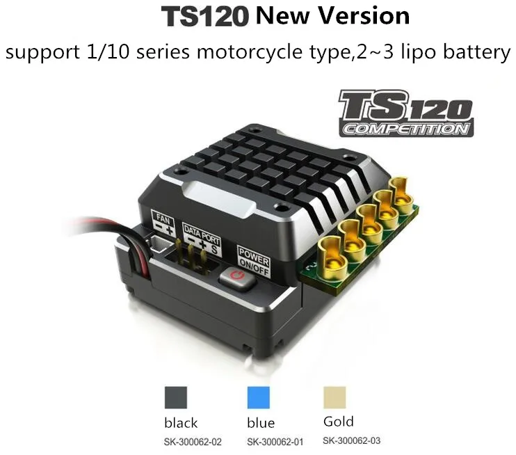 

Новая версия SKYRC TS120 бесщеточный датчик ESC поддержка 1/10 серии мотоциклетного типа для радиоуправляемого автомобиля