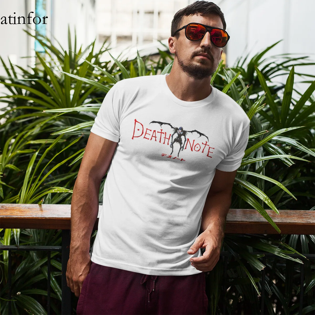 

DEATH NOTE A2 Cartoon Games Pink Funny New 90s Tshirts 108636