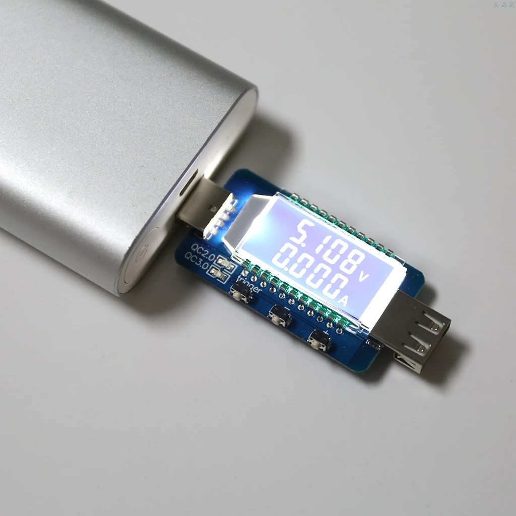 Цифровой электронный Внешний аккумулятор QC2.0/QC3.0 с триггером USB быстрое зарядное
