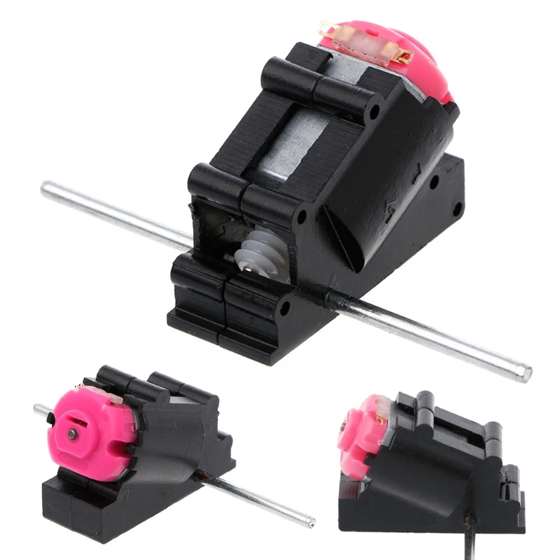 

4X7B Double Shaft Bevel Angle Gear Motor Suit Worm Reducer 3-6V DIY Parts
