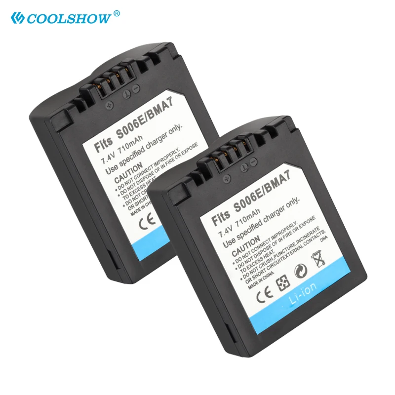 CGA S006 CGA-S006E ДМВ BMA7 DMW-BMA7 Камера Батарея 710 мАч USB кабель для Panasonic Lumix DMC FZ7 FZ8 FZ18 FZ28 FZ30