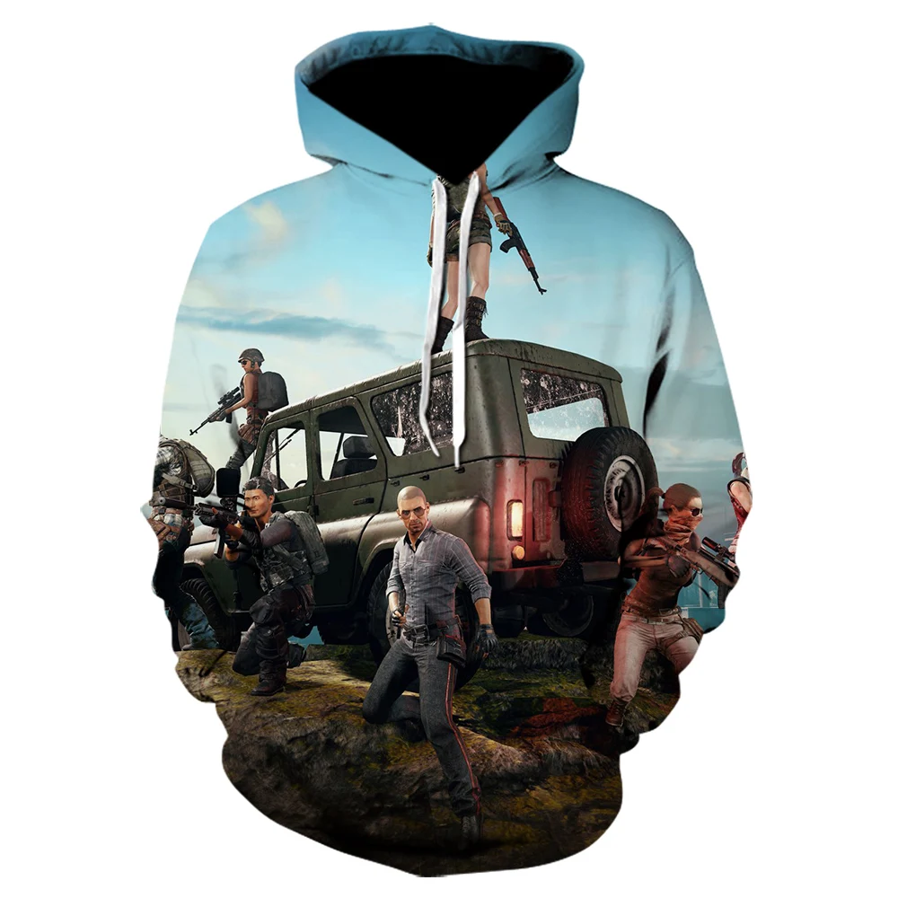 2020 New PUBG 3D Printed Hoodies Hot Game Playerunknown's Battlegrounds hoodie Men/women Sweatshirt fashion Pullover | Мужская