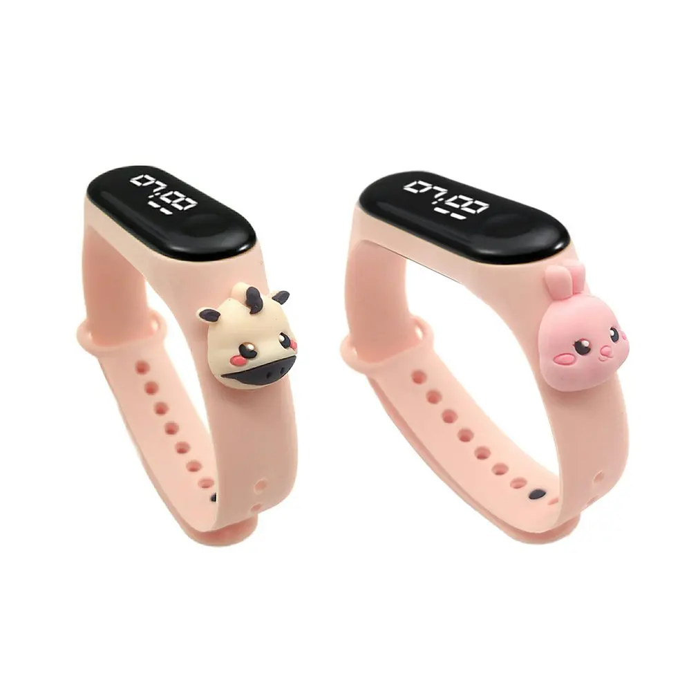 

Kids Watches For Boys Girls Students Digital Children Watch Square LED Cartoon Electronic Sports Waterproof Wrist Watch Relogio
