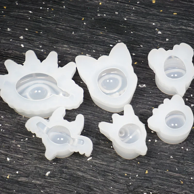 Demon Eyes силиконовые смолы ювелирные изделия УФ кулон из смолы плесень ювелирные изделия аксессуары инструменты Хэллоуин украшение изготовление