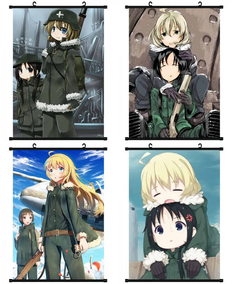 1 шт. креативный японский мультяшный последний постер для девочек с принтом аниме