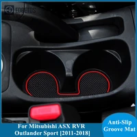 for mitsubishi asx rvr outlander sport 2011 2012 2013 2014 2015 2016 2017 2018 rubber mat non slip interior cup pad car mats