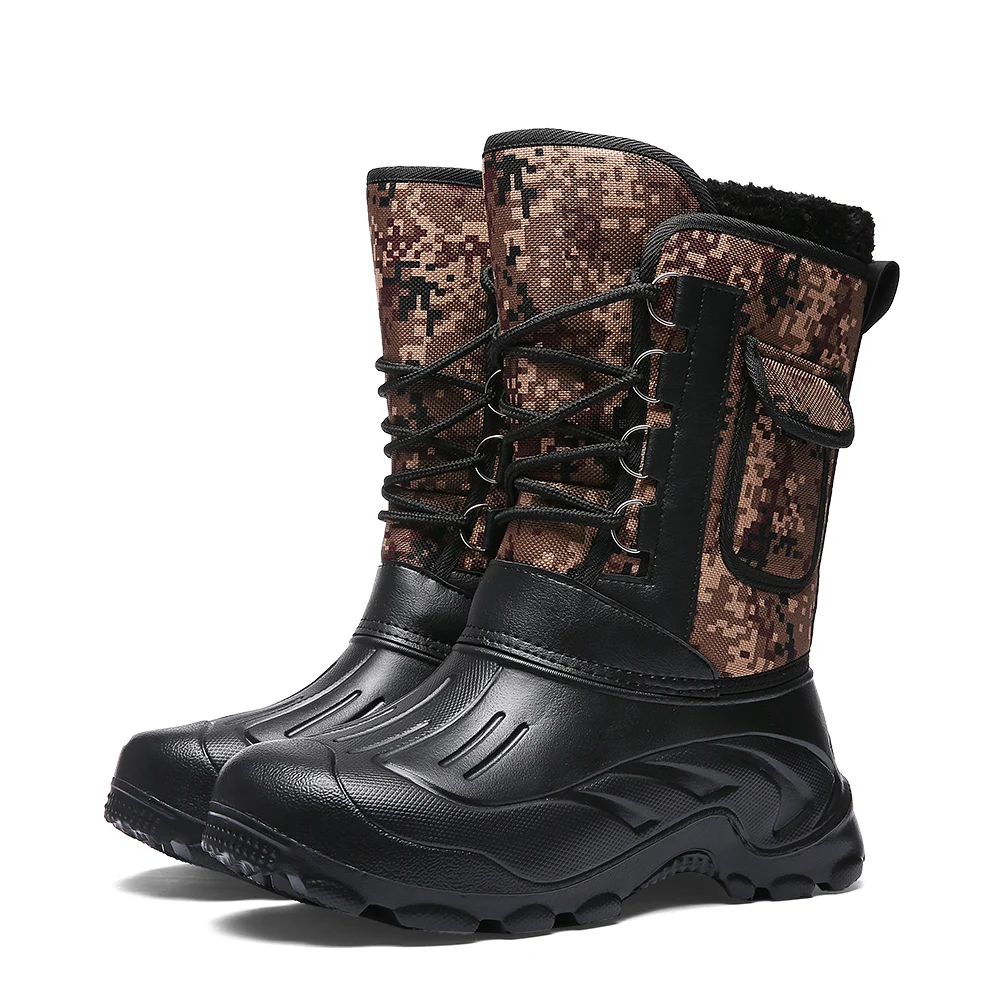 

Men Winter Boots Warm Waterproof Sneakers 2020 Outdoor Activities Fishing Snow Work Boots Male Footwear Men Shoes Fishing Boots