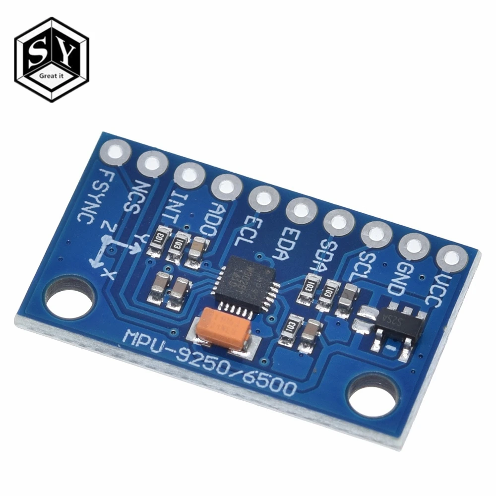 MPU 9250 GY 9 осевой сенсорный модуль I2C/SPI связь триосевой гироскоп + акселерометр