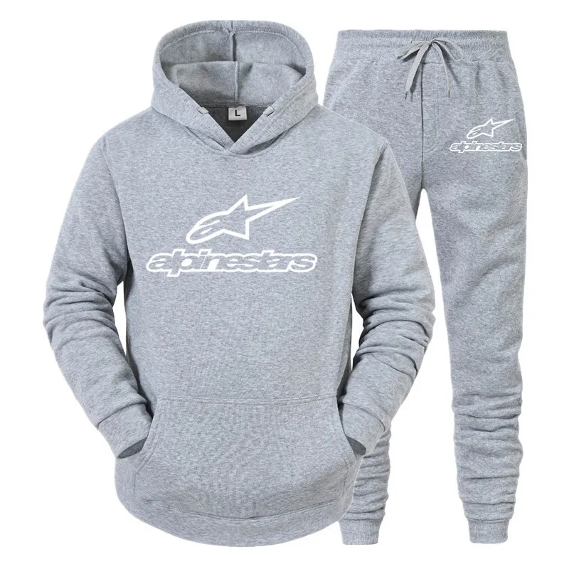 

Men Sweatshirt Solid Color Man Hoody Alpinestars Sports hoodies + pantsuits comfortable and stylish for men and women Sweatshirt