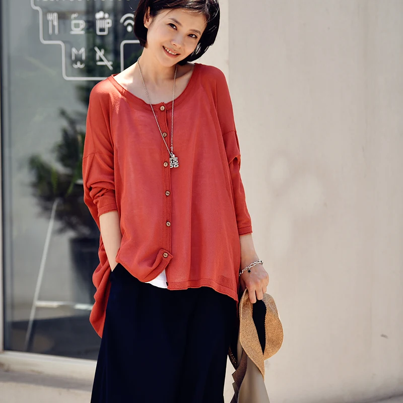 MICOCO Z0099C литературный простой Джокер свободный профиль перед коротким после