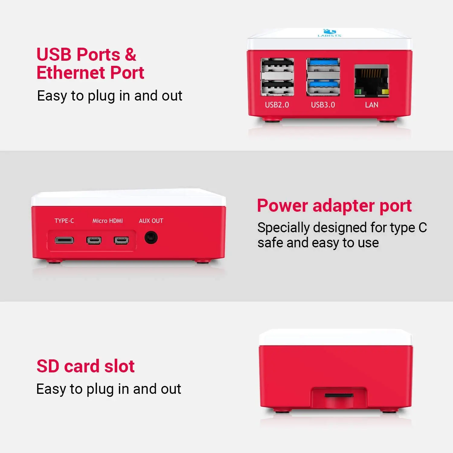 Raspberry Pi 4 8 ГБ ОЗУ стартовый комплект + карта 32 чехол вентилятор охлаждения 4K HD