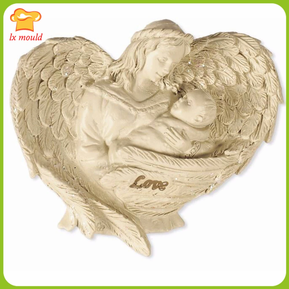 

Love Angel Silicone Moulds Cake Decoration DIY Fondant Silicone Molds