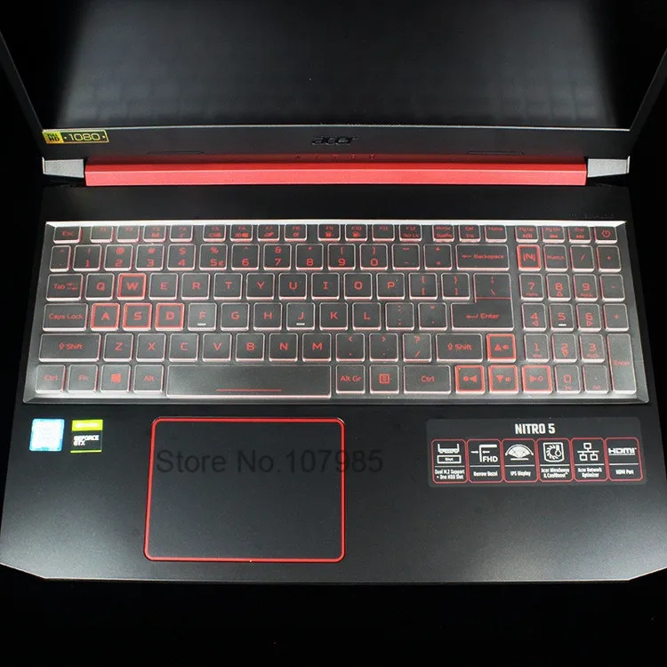 Чехол для клавиатуры ноутбука Acer Aspire Nitro 5 AN515 54 15 6 '' / 7 43 17 3'' Predator Gaming