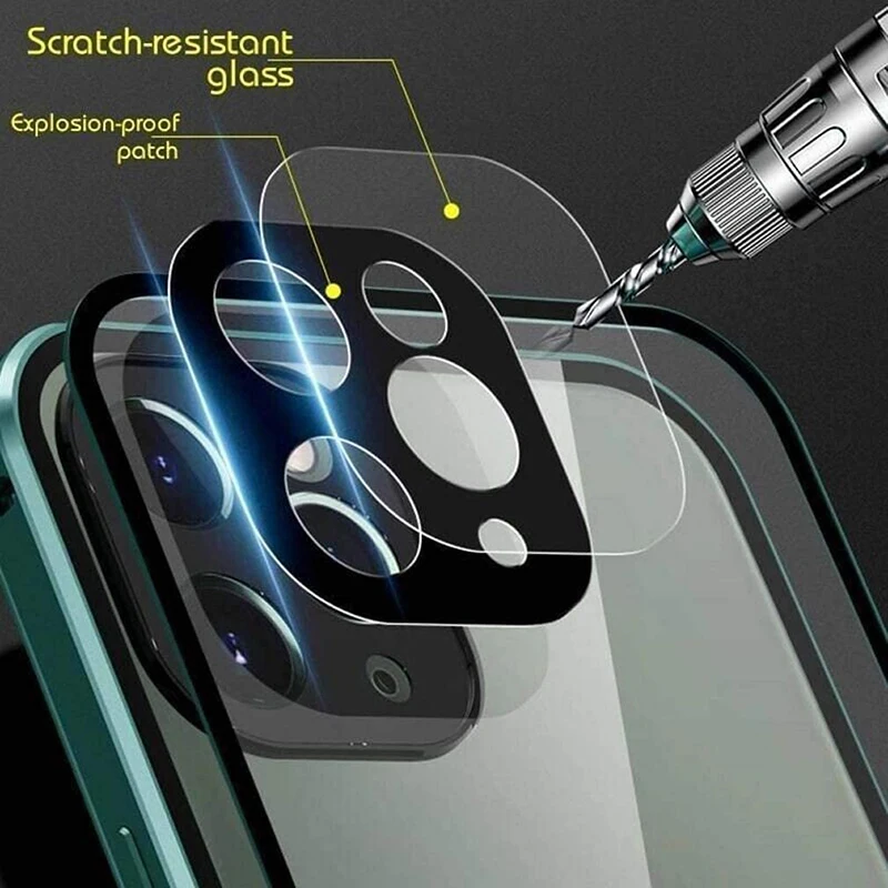 Двухсторонний чехол с пряжкой для iPhone 13 12 11 Pro Max защитный полной защитой