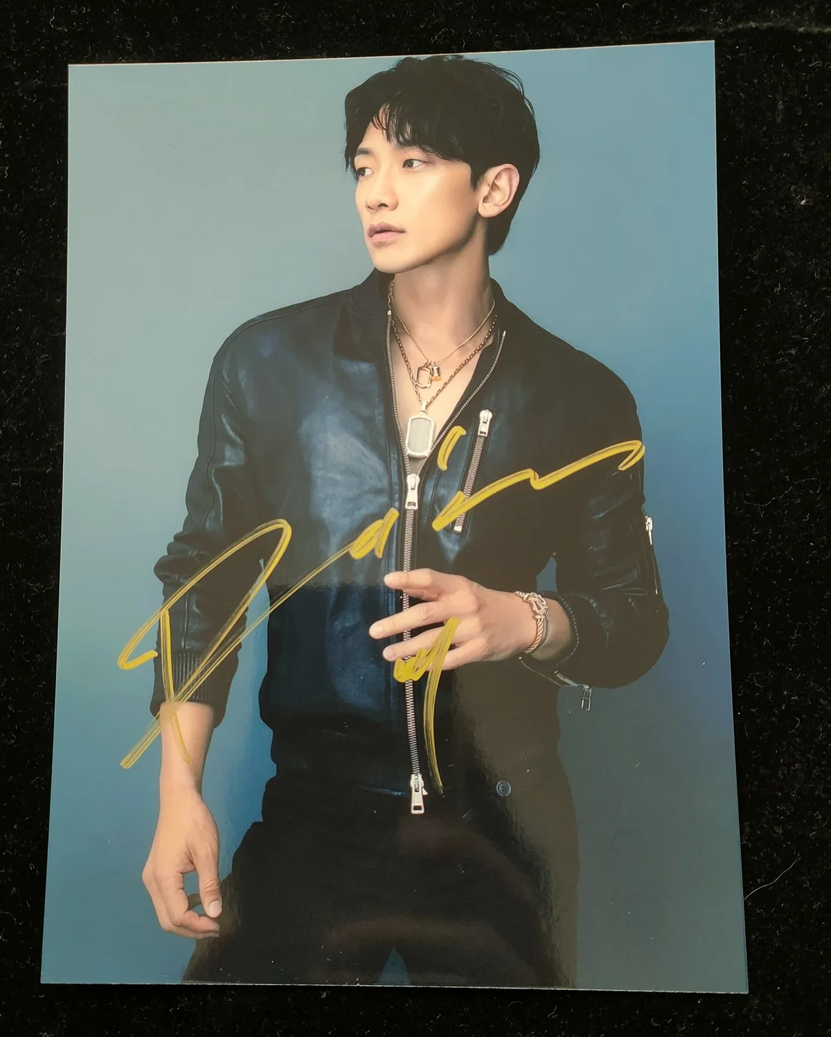 Фотография Ghost Doctor RAIN Jung Ji Hoon с автографом и подписью 5*7 дюймов K-POP 122021 |