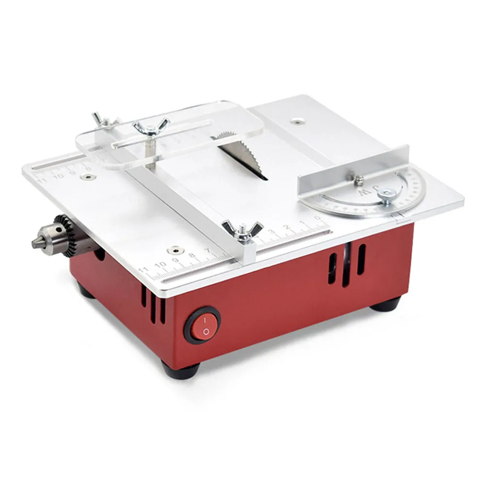 

T30 Mini Desktop Saw Multifunctional Table-Saw Electric Desktop Saws Cutter Household DIY Cutting Tool Woodworking Lathe Machine