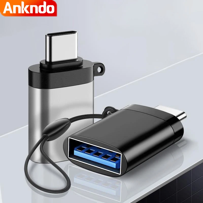ANKNDO OTG Type C адаптер USB 3 0 к конвертер для Macbook pro Xiaomi Huawei Samsung смартфон HDD Mini