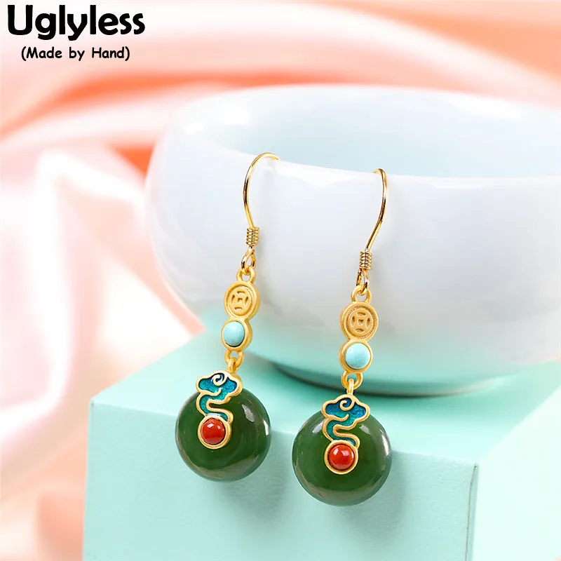 Ювелирный Комплект из колье и серёг серебра 925 пробы | Украшения аксессуары