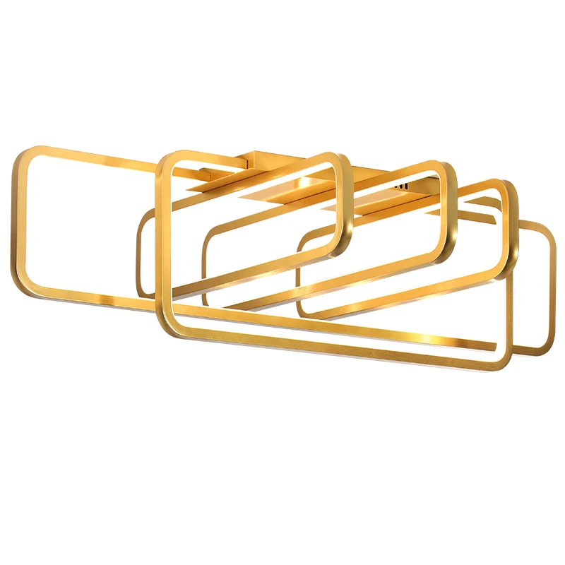 

Modern LED Ceiling Lights For Living Room bedroom Dining room Fixture Golden Ceiling light Dimming home lighting luminarias