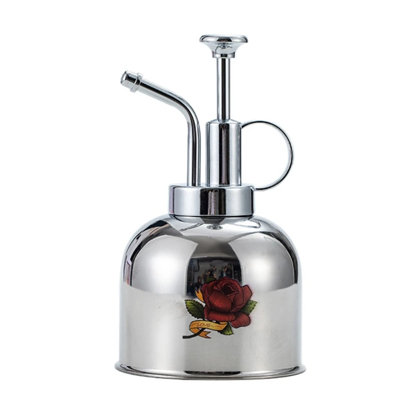 

M17D Mini Watering Pot Stainless Steel Watering Can Succulent Plants Flower Gardening Spray Bottle for Indoor Outdoor