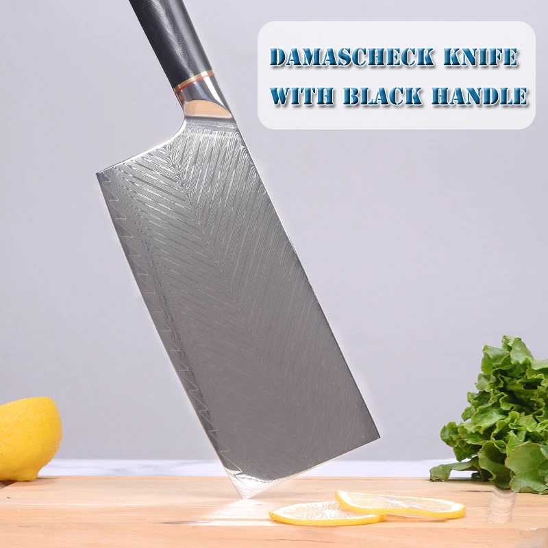 Нож шеф повара NZV японская Дамасская сталь 67 слоев 8 дюймов Ручка G10 подарочная