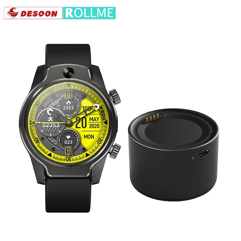 Смарт-часы Rollme S08 телефон с керамической рамкой водонепроницаемость 50 м двойная