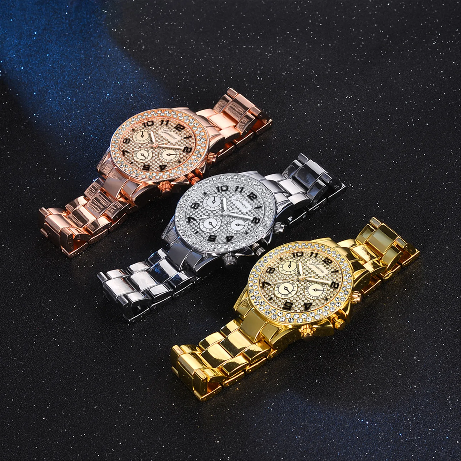 

2020 News Fashion Women's Luxury Watch Quartz Stainless Steel Dial Casual Bracele Ladies Watch Wristwatch