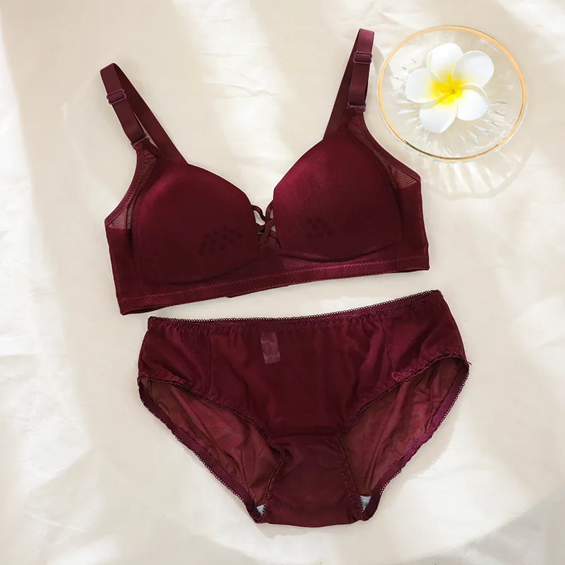 

Summer Thin Solid Color Lingerie Sexy Push Up Bra Woman's Underwear Beautiful Back Ladies Bras Comfortable Breathable Lingerie